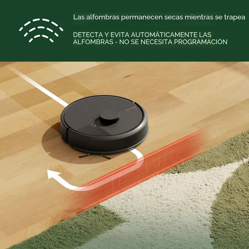 Vista 6 de iRobot Roomba 105X Robot Aspirador y Trapeador Combo, Base de Vacío Automático, Autovaciado hasta 75 días, Succión de Elevación de Potencia 70×