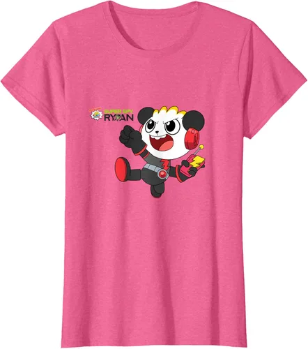 Vista 59 de Ryan's World Super Spy Combo Panda Camiseta, gris, S Asfalto