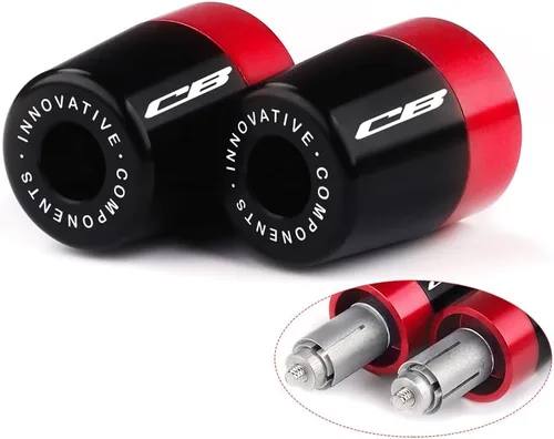 Vista 7 de Extremos de barra de manillar, empuñaduras de mano, tapas de enchufe compatibles con Honda CB 650R/1000R/650F Manillar de motocicleta Grip End cb