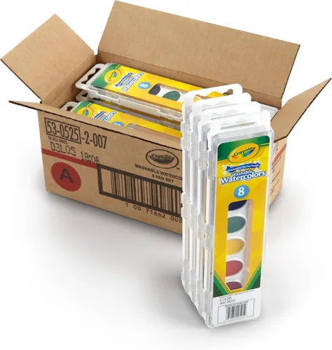 Vista 3 de 8 acuarelas lavables Crayola, 12 paquetes