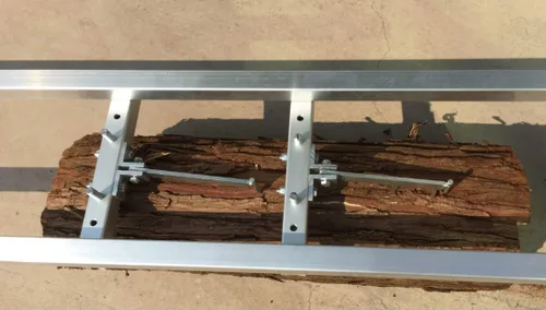 Vista 8 de Sistema de guía de molino de riel de 6 pies 2 kits de barras transversales compatibles con molino de motosierra