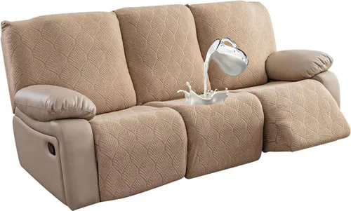 Vista 19 de Funda para Silla Reclinable 100% Impermeable, 1 Pieza Fundas Elásticas para Sofá Reclinable Lavables para Silla Reclinable para Mascotas, Perros
