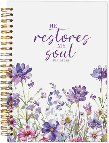 Vista 12 de Faith Can Move Mountains - Cuaderno cristiano - Regalos cristianos inspiradores para mujeres, cuadernos de diario bíblico para tomar notas, cuaderno