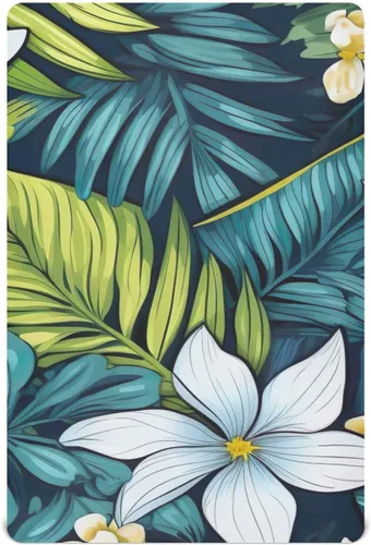 Vista 2 de Fitted Crib Sheets Tropical Palm Leaf Mini Crib Sheets for Boy & Girl Toddler Mattress Sheets Playard Sheet 21216115
