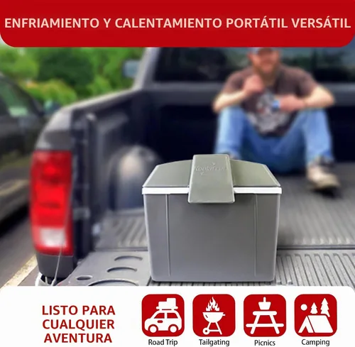 Vista 4 de Koolatron Traveller lll Refrigerador termoeléctrico, gris