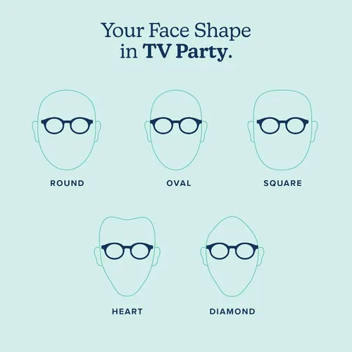 Vista 6 de eyebobs - Fiesta de TV Gafas de lectura prémium para hombres y mujeres Marco redondo para caras promedio Disponible en 0.0x - 4.0x