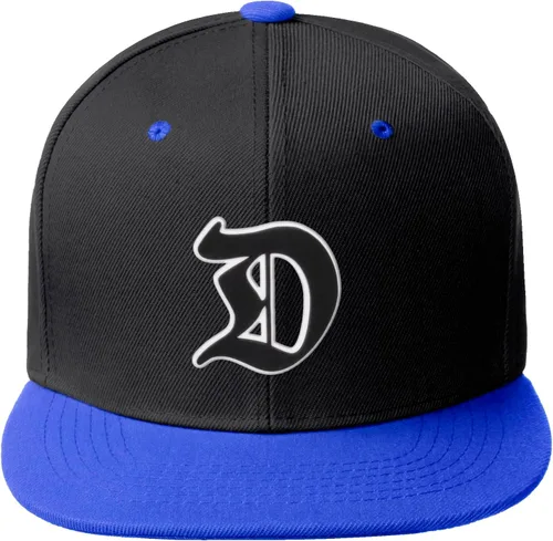 Vista 1309 de Daxton Gorra clásica con visera de billete plano con letras del alfabeto inglés antiguo de la A a la Z