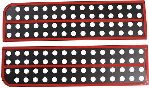 Vista 7 de Panel de panal para ventana de automóvil para L@nd Rover Defender 90 110 130 2004-2018, accesorios de cubierta protectora decorativa de ventana
