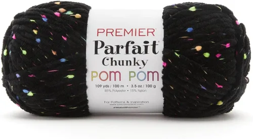Vista 2 de Premier Yarns Parfait - Pompón grueso, chenilla, 2107-01 Let's Glow