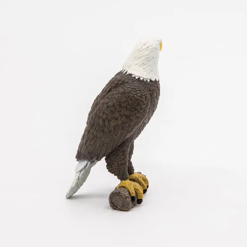 Vista 5 de Papo - Figura realista de águila calva - A partir de 3 años - Colección Wild Life - Juego educativo de aves de presa - Juguete de idea de regalo