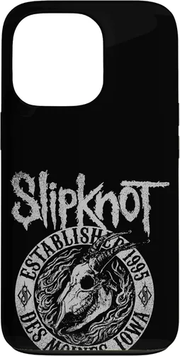 Vista 10 de Funda negra oficial de Slipknot Goat Flames para iPhone 17