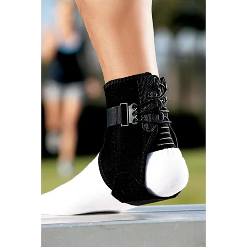 Vista 10 de ACE Ankle Brace with Side Stabilizers, Adjustable, Black, (Pack of 12)