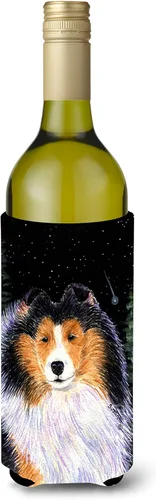 Vista 63 de Caroline's Treasures SS8447CC Starry Night English Bulldog - Enfriador para latas o botellas, lavable, funda plegable con aislamiento para bebidas