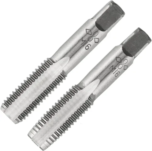 Vista 38 de M2 X 0.4 Mano métrica de grifo, mano derecha M2 X 0.016 in roscado mano grifo 1 par M2 X 0.4 Hand Tap 1Pair, Made of Alloy Tool Steel, Includes a