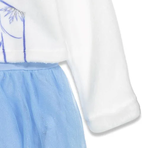 Vista 4 de Disney Frozen Elsa - Vestido de manga larga para niñas