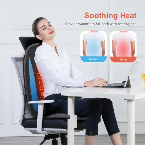 Vista 8 de COMFIER Masajeador de cuello inalámbrico y masajeador de espalda