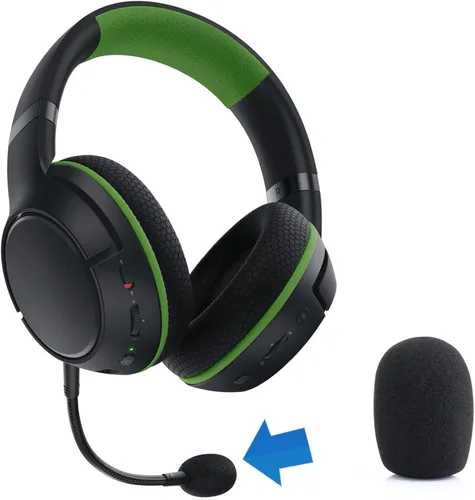 Vista 2 de LEFXMOPHY Repuesto de espuma de micrófono para Razer Kaira/Kaira X/Barracuda X/Kraken V3 Pro Gaming Headset Micrófono Pop Filter Cover Pack 3