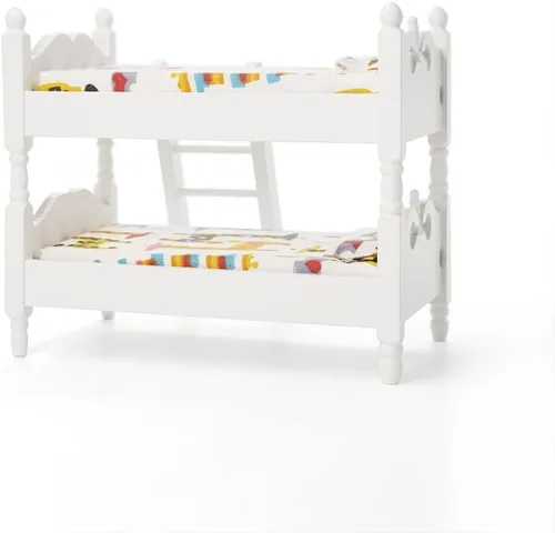 Vista 2 de Odoria 1/12 Litera en miniatura, accesorios para muebles de casa de muñecas