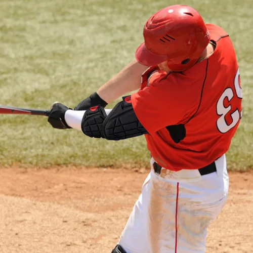 Vista 4 de Protector de Codo de Béisbol, Protector de Codo de Bateador de Béisbol y Softbol para Jóvenes/Adultos, Protector de Codo de Béisbol y Softbol