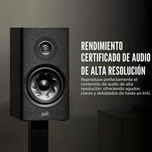 Vista 8 de Polk Audio Reserve R200 - Par de altavoces grandes para estantería, color Negro