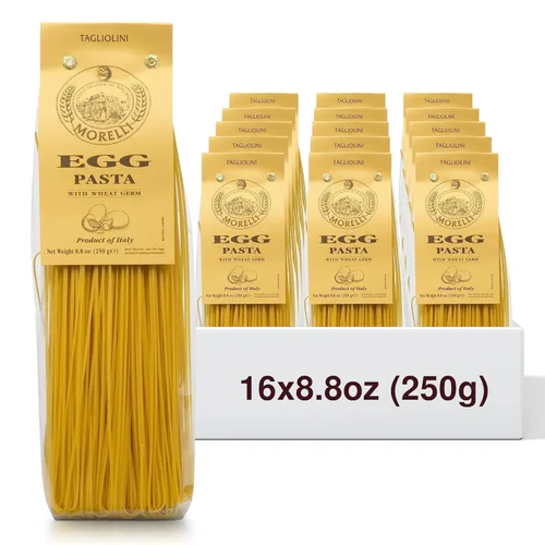 Vista 9 de Morelli Pasta de huevo Tagliolini Pasta italiana - Pasta gourmet - Hecho a mano en pequeños lotes - Fideos de pasta italiana importados - Pasta