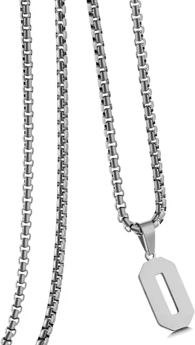 Vista 115 de Collar de Número Dorado para Hombre, Cadena de Acero Inoxidable con Colgante de Número para Atletas, Joyería Deportiva Personalizada para Niños