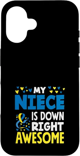 Vista 32 de My Niece is Down Right Awesome Down Syndrome Awareness Case for iPhone 17