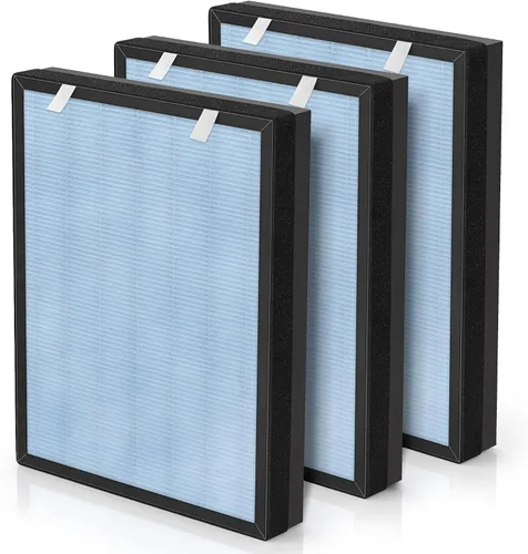 Vista 8 de HSP002 Filtro de repuesto compatible con filtros de aire HSP002, filtro de aire de filtración de etapa 4 en 1 para habitación grande y hogar, 2 2
