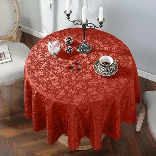 Vista 20 de Jeloris Mantel de Vinilo Impermeable, Mantel Redondo de Plástico Resistente, Cubierta de Mesa de Vinilo Limpiable a Prueba de Derrames y Aceite