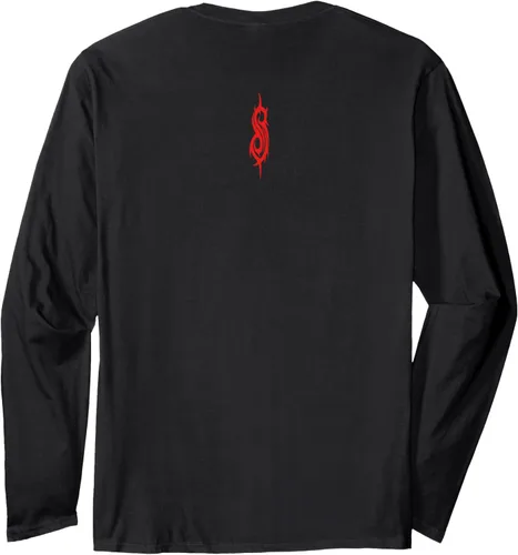 Vista 2 de Slipknot Logo playera de manga larga, Negro