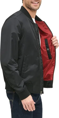 Vista 4 de Levis Mens Flight Satin Unfilled Ma-1 Bomber
