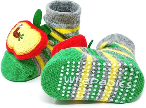 Vista 8 de Bowbear Adorable Baby 6 pares de calcetines antideslizantes para botín
