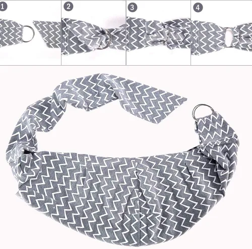 Vista 5 de FDJASGY Bolsa de mano reversible para mascotas con cinturón de seguridad de bolsillo, manos libres, para viajes al aire libre (rayas grises)