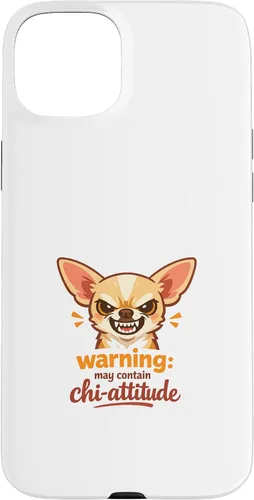 Vista 9 de Chihuahua Attitude Warning - Carcasa para iPhone XR