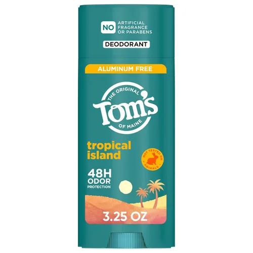 Vista 11 de Tom's of Maine Clean Coast - Desodorante natural para hombres y mujeres, sin aluminio, sin fragancias, tintes ni conservantes artificiales, sin
