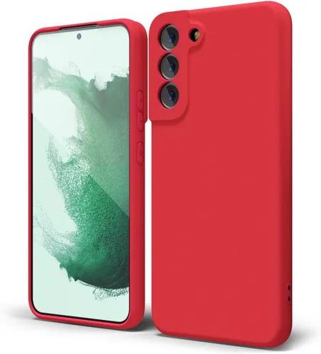 Vista 105 de oakxco Funda para teléfono Samsung Galaxy S8 de silicona líquida, delgada y fina de gel de goma suave TPU cubierta protectora simple llana