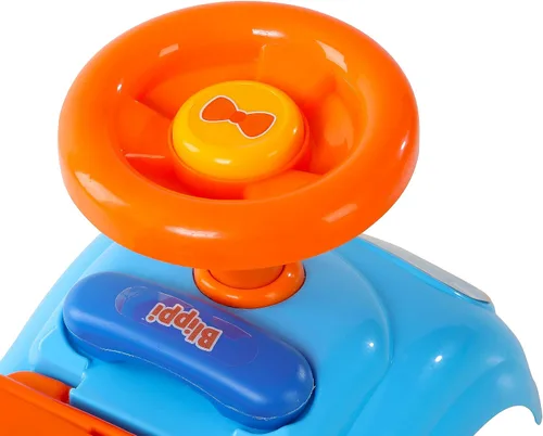 Vista 5 de Blippi NE Basic Ride-On by Dynacraft - Diseño divertido y colorido, perfecto para niños pequeños, resistente y duradero, fácil de montar, ideal