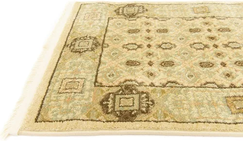 Vista 5 de Unique Loom Palace Collection - Alfombra de área Jefferson (2 pies x 3 pies 1 pulgada, rectangular, crema/caramelo)