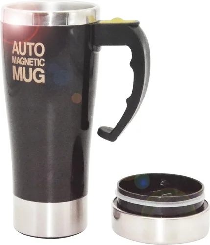 Vista 6 de Mengshen Taza de café autoagitadora de acero inoxidable
