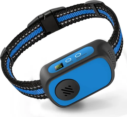 Vista 12 de Collar antiladridos recargable para perros con pitido, vibración y choque, collar antiladridos para perros pequeños, medianos y grandes, dispositivo