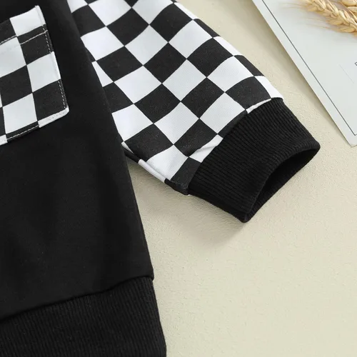 Vista 5 de Doqcey Conjunto de sudadera de manga larga para bebé niño y niño, para otoño e invierno