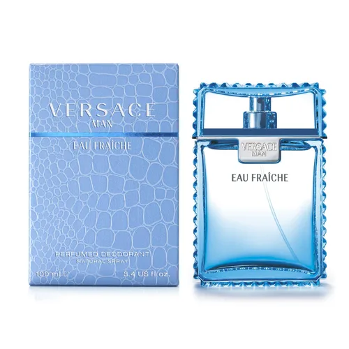Vista 3 de Versace Man Eau Fraiche by Versace - Desodorante perfumado en espray para hombre, 3.4 onzas
