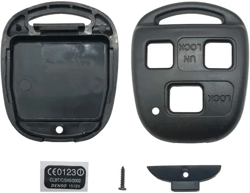 Vista 3 de Funda de repuesto para llavero de 3 botones para Toyota Land Cruiser Prado Camry Corolla para Lexus ES GS GX is LS LX RX SC GX470 ES300 ES330 ES250
