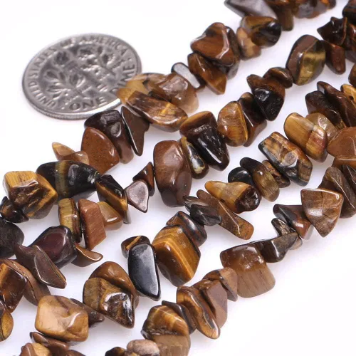 Vista 11 de Cuentas de amazonita genuinas de 0.197-0.315 in de forma irregular para hacer joyas, 1 hebra de 32 pulgadas