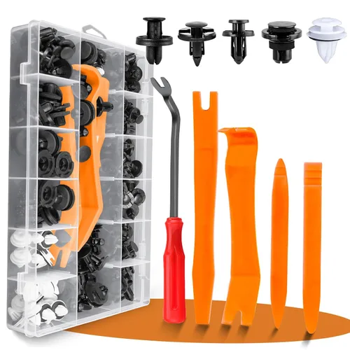 Vista 10 de OTUAYAUTO Kit surtido de clips de retención de línea de combustible de 70 piezas, clips de línea de transmisión y refrigerante, 3/8 y 5/16