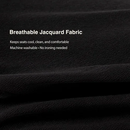 Vista 4 de Funda para taburete de sillín, funda de asiento, tela jacquard resistente a las arrugas, elástica, lavable, a prueba de polvo, no es universal, solo