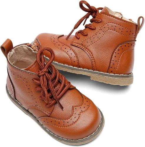 Vista 5 de DADAWEN - Botas de nieve impermeables para niños y niñas, botas térmicas para el invierno