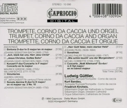 Vista 2 de Ludwig Guttler Trumpet, Corno da Caccia & Organ