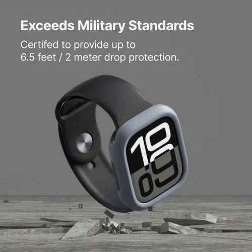 Vista 2 de RhinoShield Funda protectora para Apple Watch SE y Series 6/5/4 de 1.575 in Rosa rubor