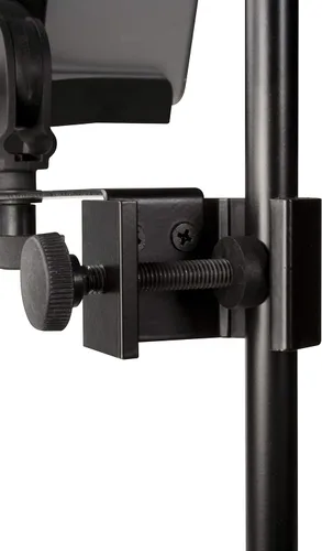 Vista 2 de Ultimate Support JS-MNT101 JamStands Series soporte universal para iPad Soporte universal con barra de extensión de 5,5 pulgadas y eje ajustable